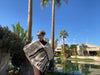 Multi-Colored Beige, White & Brown Poncho
