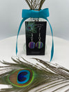 Multi-Colored Vertical Striped Tapestry Earrings