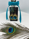 Stunning Metal Glitter Peacock Earrings