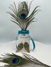 Multi-Colored Paisley Earrings