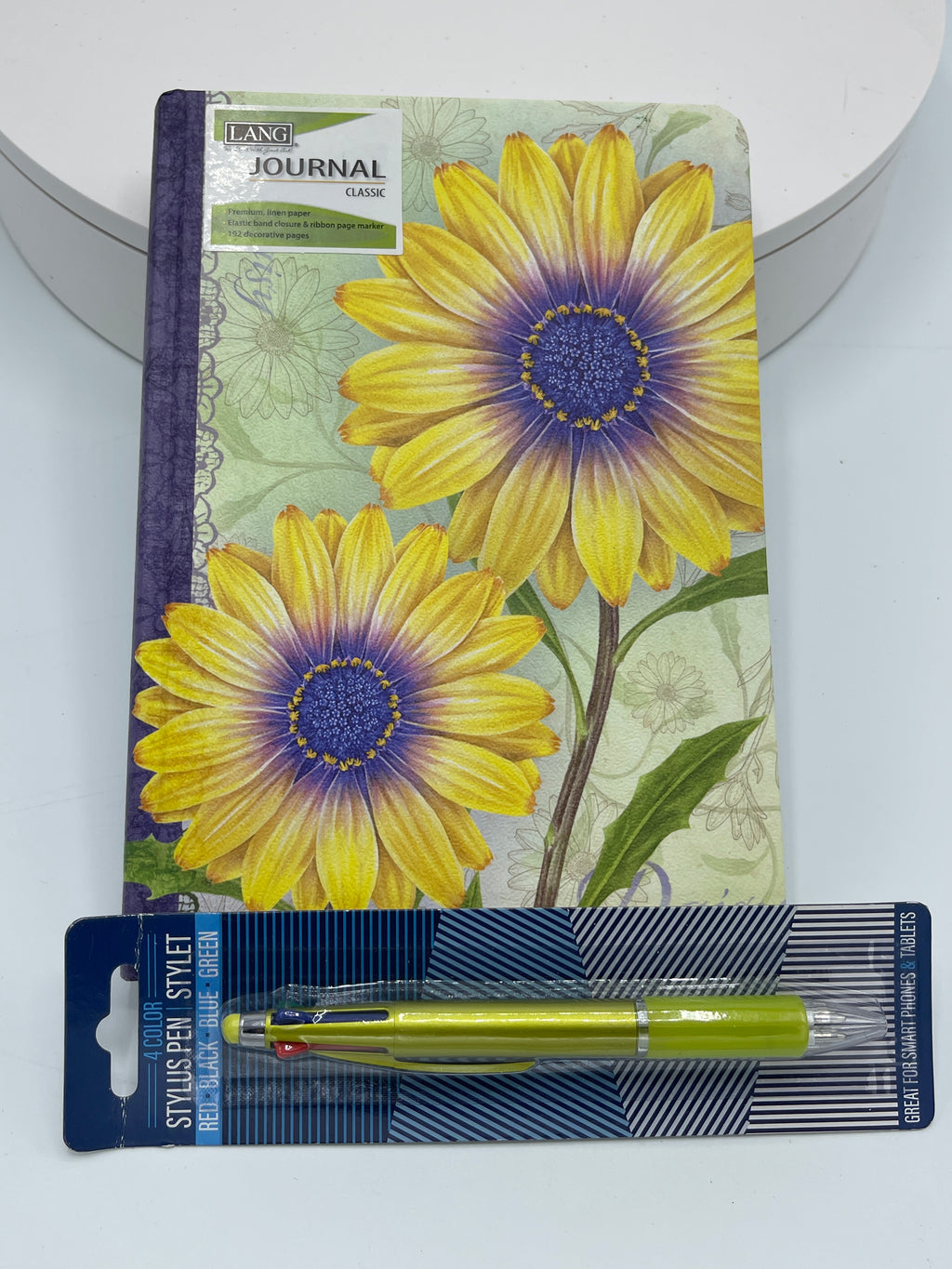 Sunflower Journal w/ FREE Four Color Gel Pen