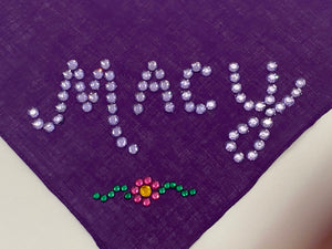 Customized Rhinestone Dog Scarves
