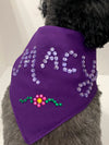 Customized Rhinestone Dog Scarves