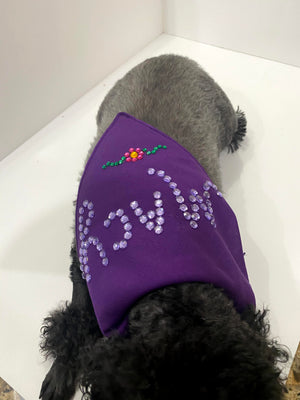 Customized Rhinestone Dog Scarves