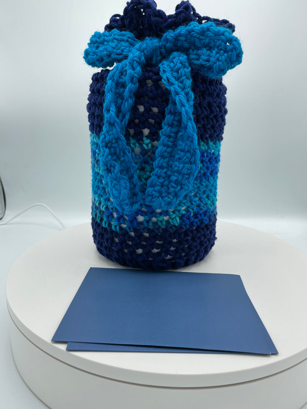 Navy & Turquoise Gift Bag