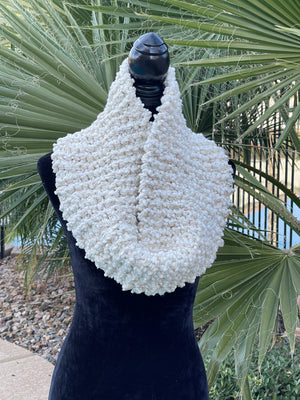 Mondial "Pizzo Lux" Italian Yarn Infinity Scarf