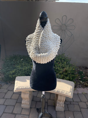 Mondial "Pizzo Lux" Italian Yarn Infinity Scarf