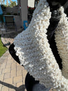 Mondial "Pizzo Lux" Italian Yarn Infinity Scarf