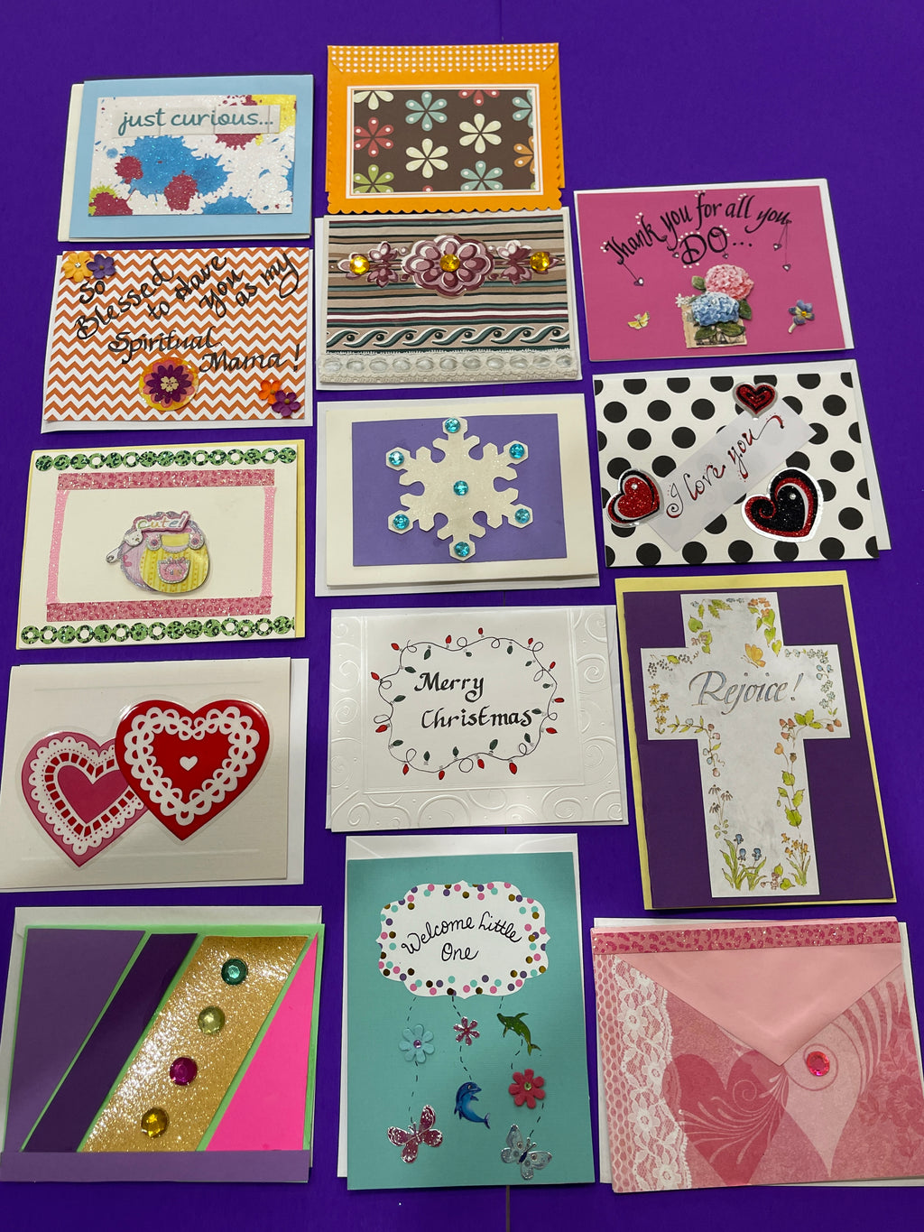 Shovelin' Up Handmade Card Variety Pack w/ Turquoise Shovel