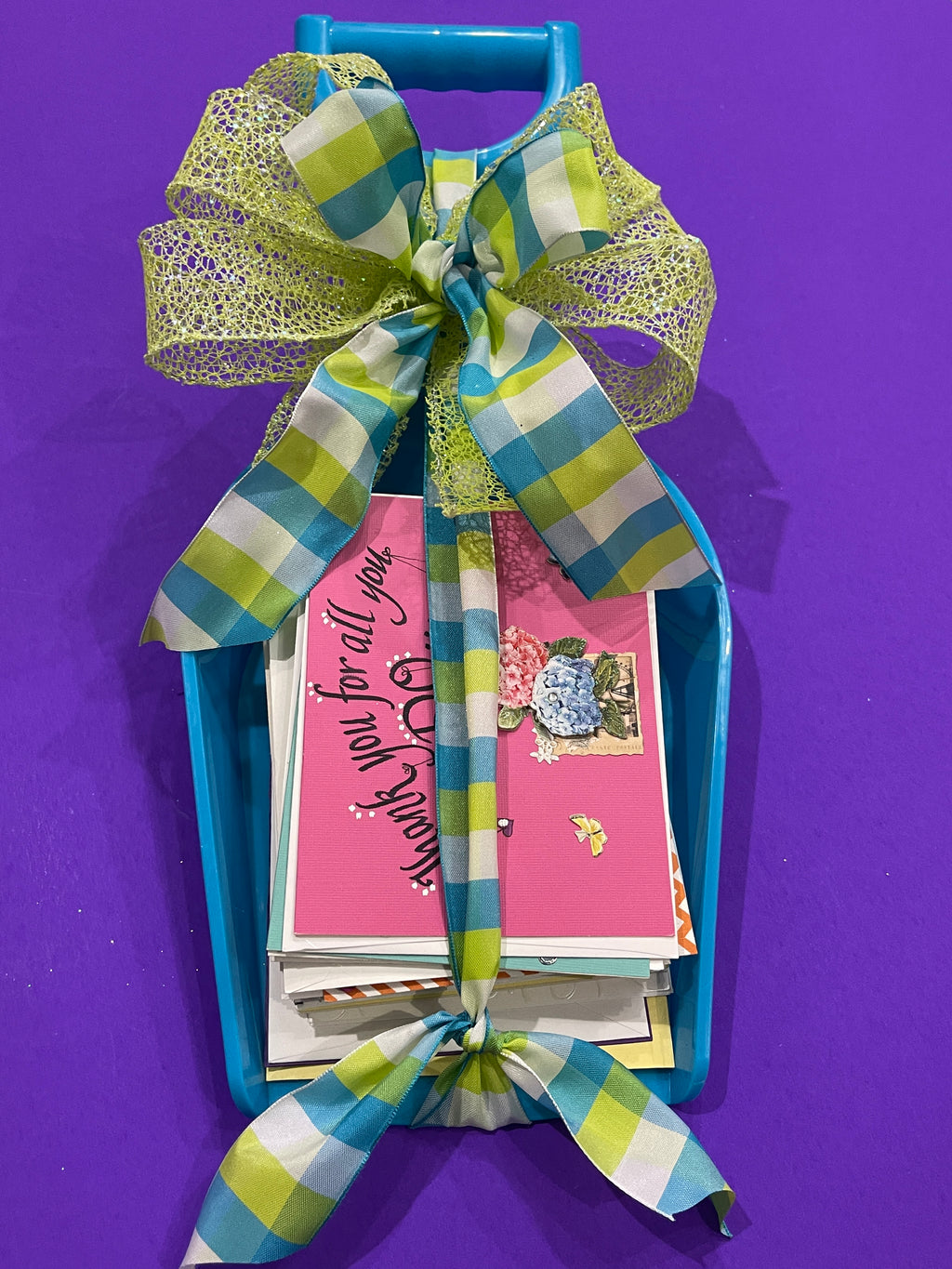 Shovelin' Up Handmade Card Variety Pack w/ Turquoise Shovel