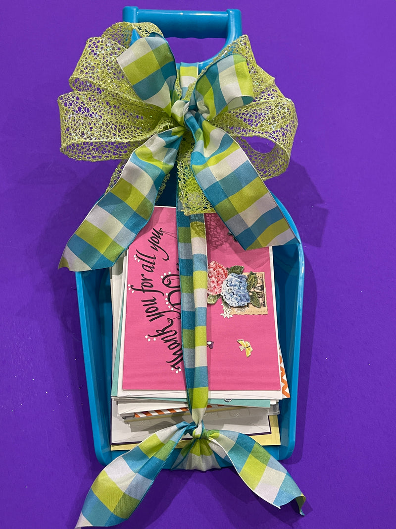 Shovelin' Up Handmade Card Variety Pack w/ Turquoise Shovel