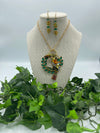 Toucan Sam Rhinestone Pendent & Matching Beaded Hypoallergenic Earrings (Clearance)