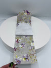 Purple & White Floral Pad