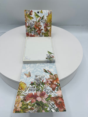 Blue & Yellow Floral Bird Pad
