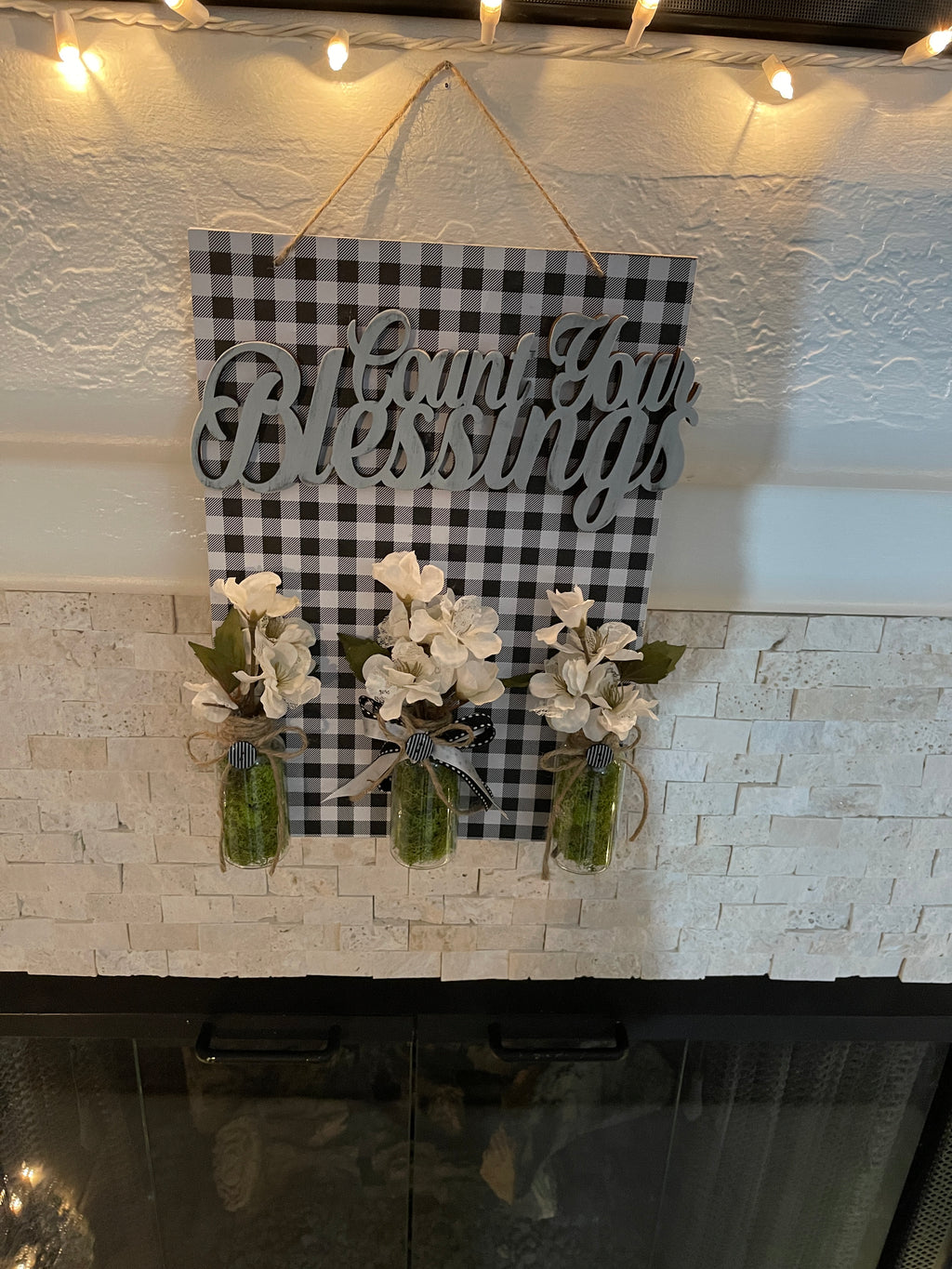 Custom Count Your Blessings Wall Plaque