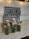 Custom Count Your Blessings Wall Plaque