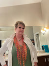Orange, Coral, Yellow & Green Son-Light Turkish Scarf