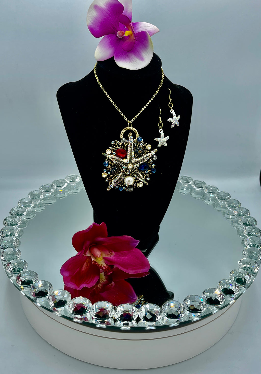Starfish Pendant & Starfish Earrings (Clearance)
