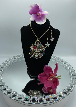 Starfish Pendant & Starfish Earrings (Clearance)