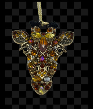 Giraffe Pendant & Earrings (Clearance)