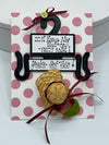 3-D Pink Polka Dot Encouragement Card