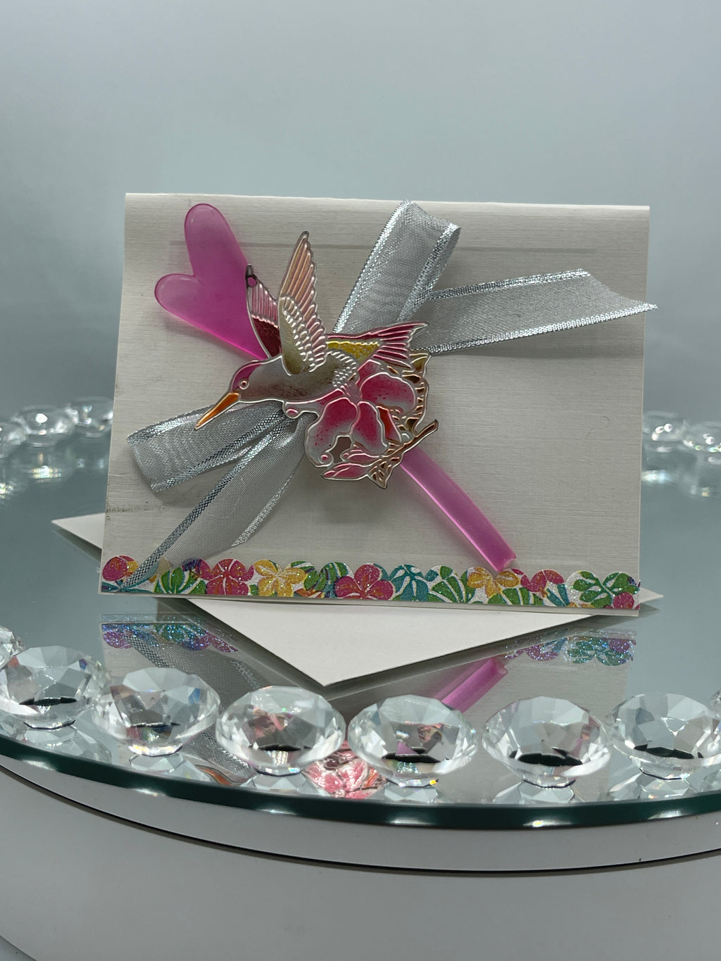 Metal Hummingbird Card