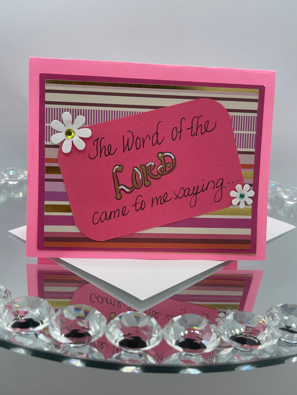 Hot Pink "Prophetic Word" Card