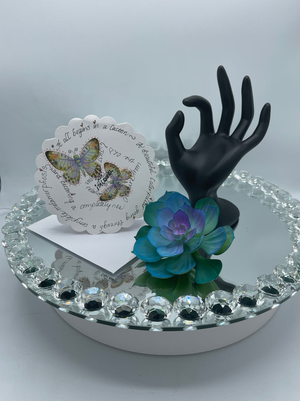 Circular Butterfly Card