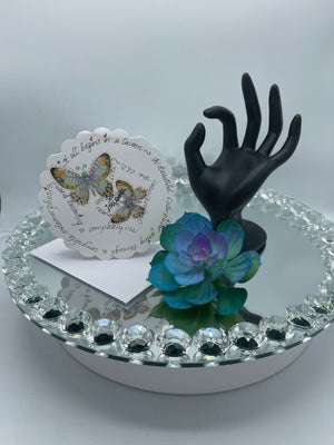 Circular Butterfly Card