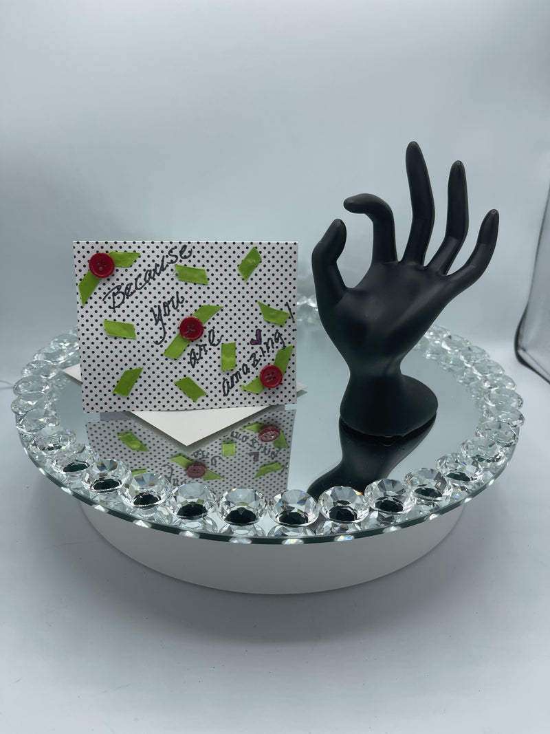 Black Polka Dot Card