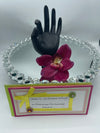 3-D Hot Pink & Yellow Ribbon Card