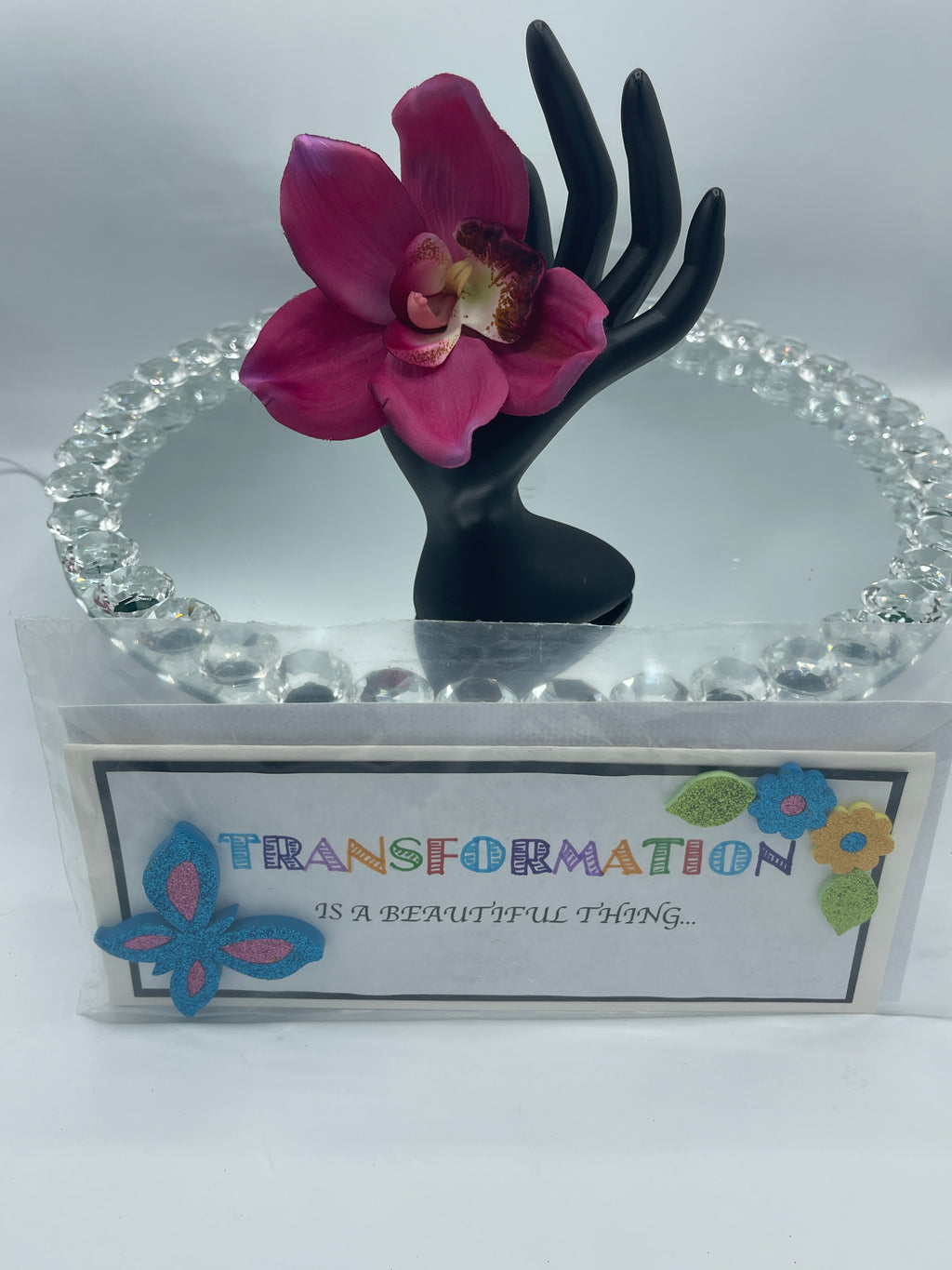 Multi-Colored "Transformation is a Beautiful Thing" Card