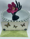 Butterfly Card in Green Vellum Enclosure