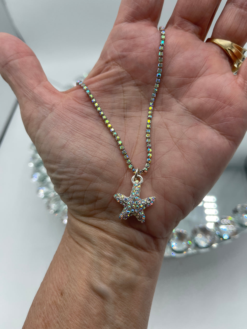 Silver Starfish Anklet (Clearance)