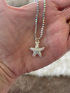 Silver Starfish Anklet (Clearance)