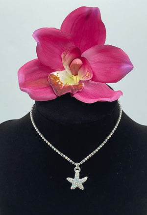 Silver Starfish Anklet (Clearance)