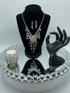 Beautiful Three Piece Rhinestone Wedding or Prom Set (Clearance)