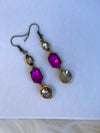 Multi-Colored Hot Air Balloon Pendent & Matching Earrings