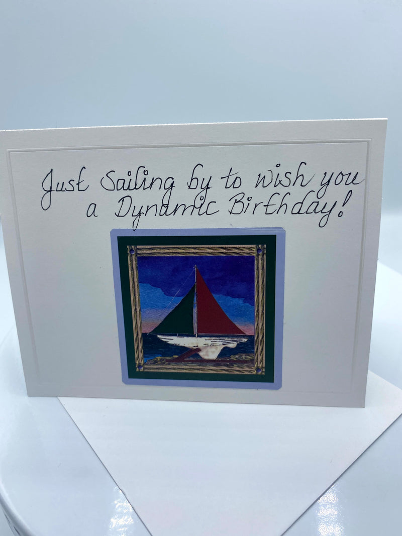 Sail Boat Birthday Card