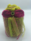 Lime Green Gift Bag & Hot Pink Embellishment