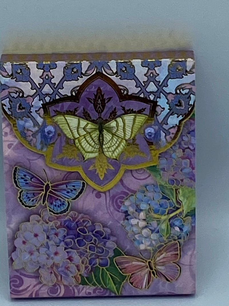 Lavender Butterfly Notepad