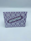 Purple & Lavender Card W/Green Butterfly Earrings