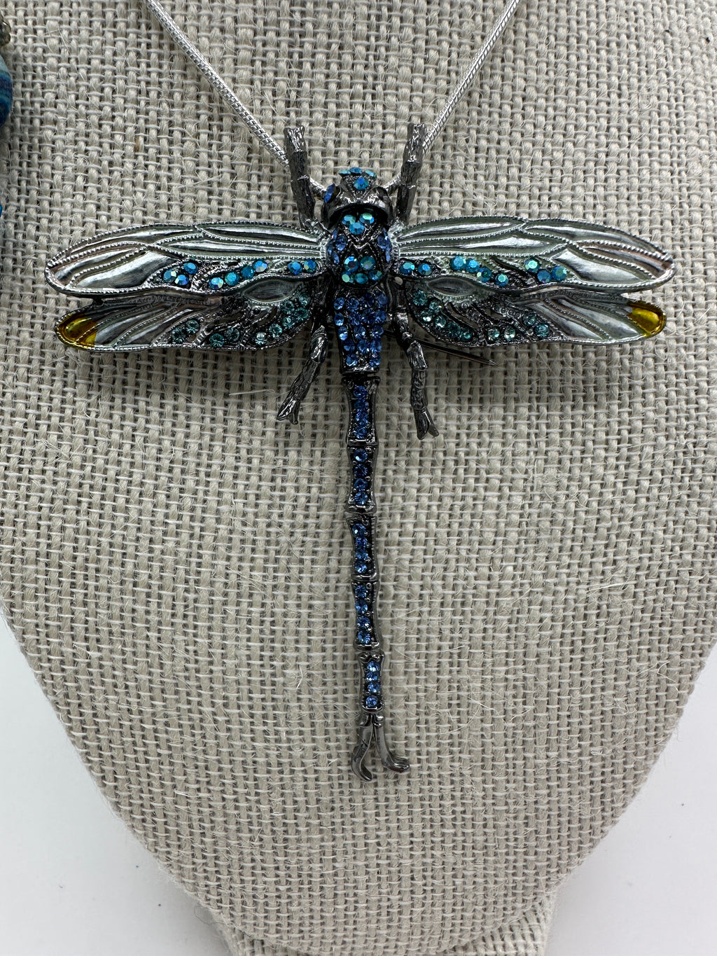 Turquoise Dragonfly Pendent & Earring Set (Clearance)