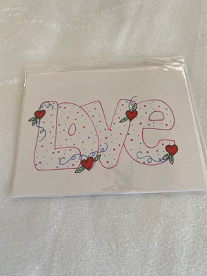 Love Artwork Card