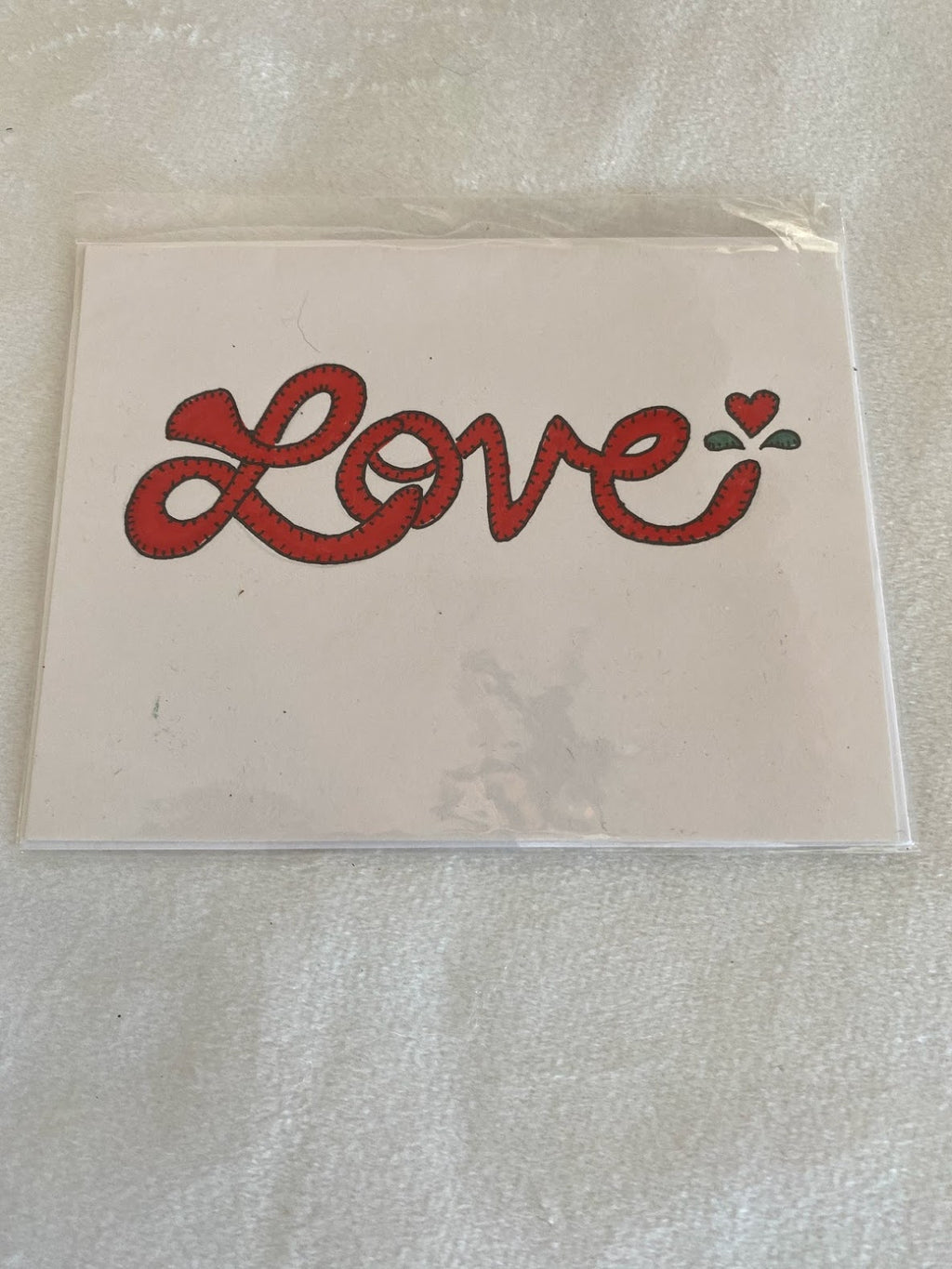 Italic Love Artwork Card