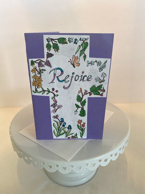 Rejoice Cross Card