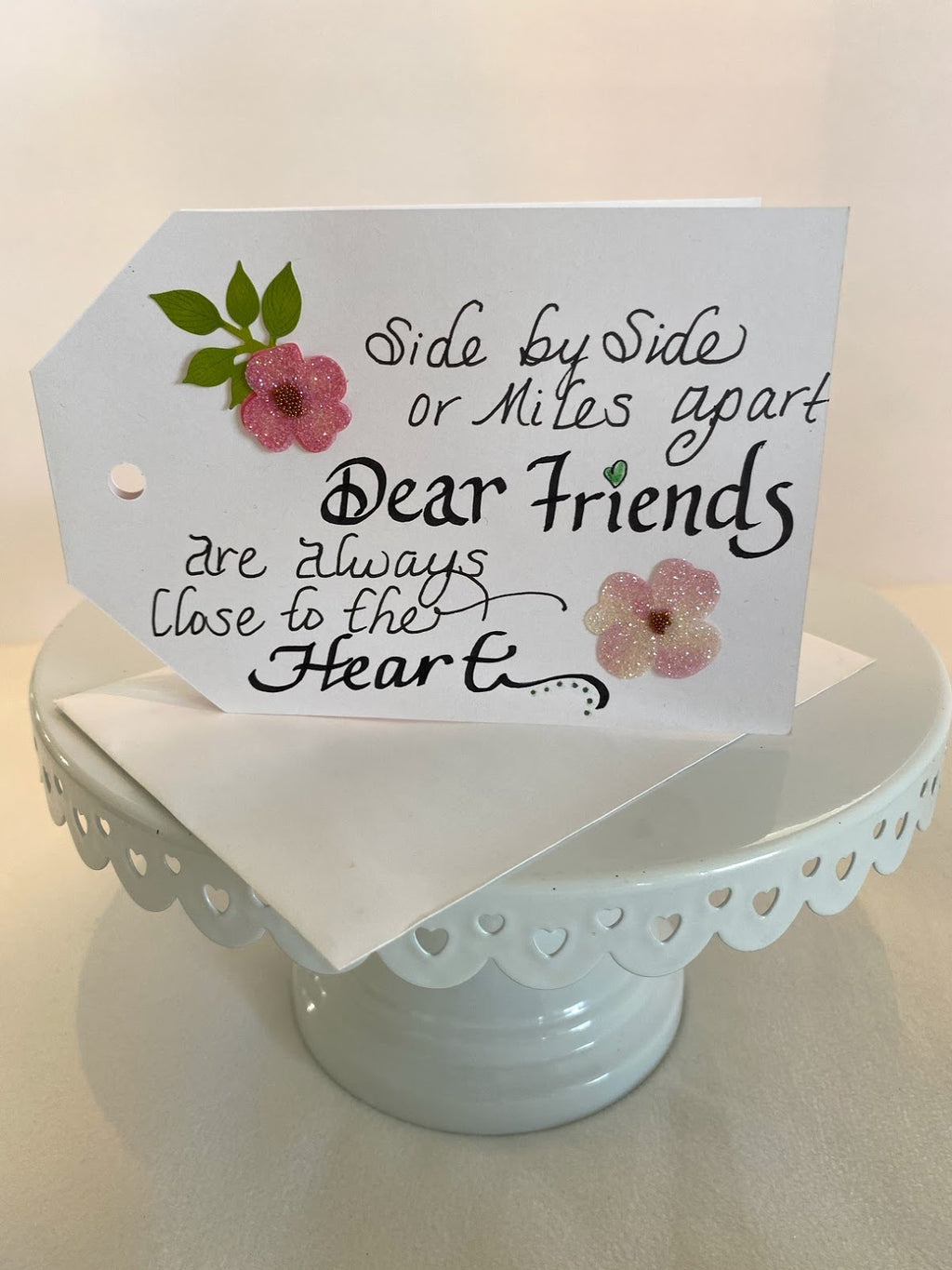 Side by Side or Miles Apart Card