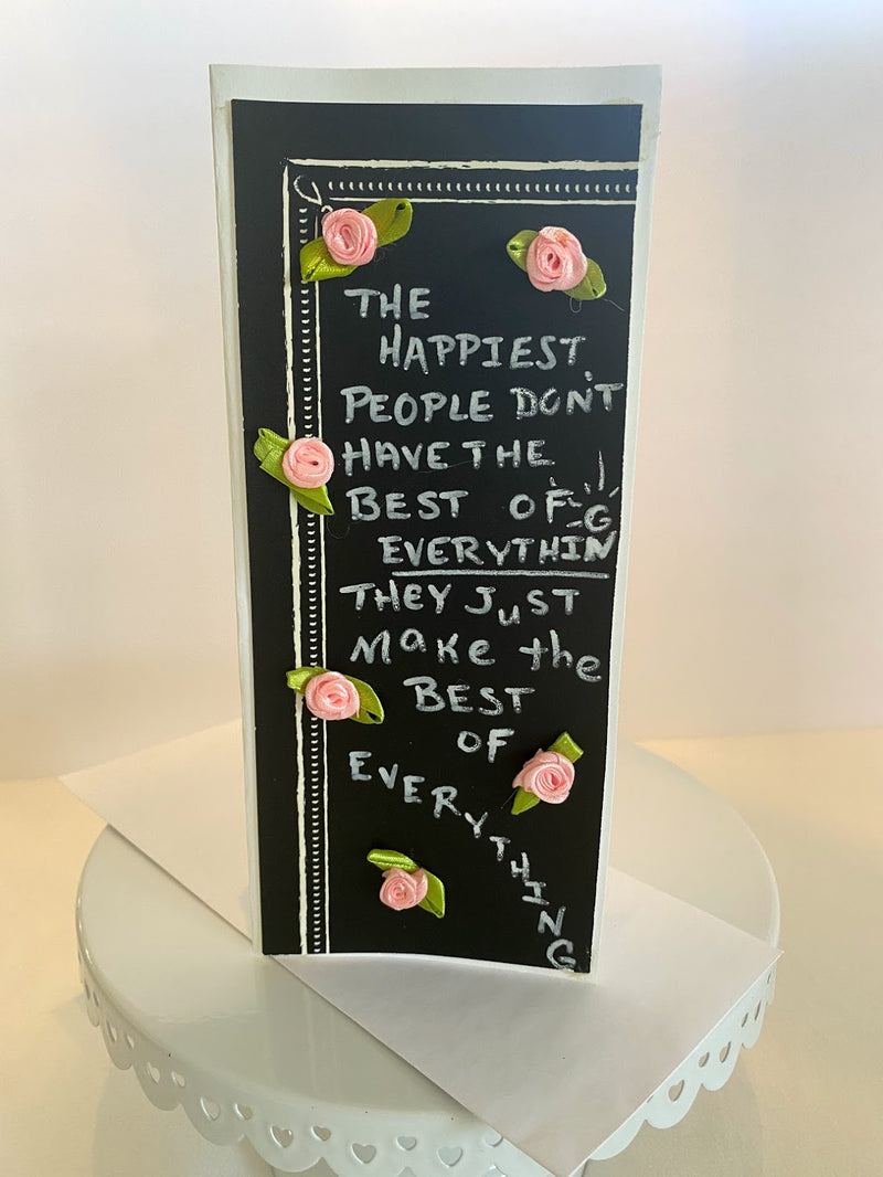 The Happiest People...Card