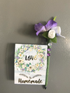 Love is Homemade Notepad W/Magnetic Pen