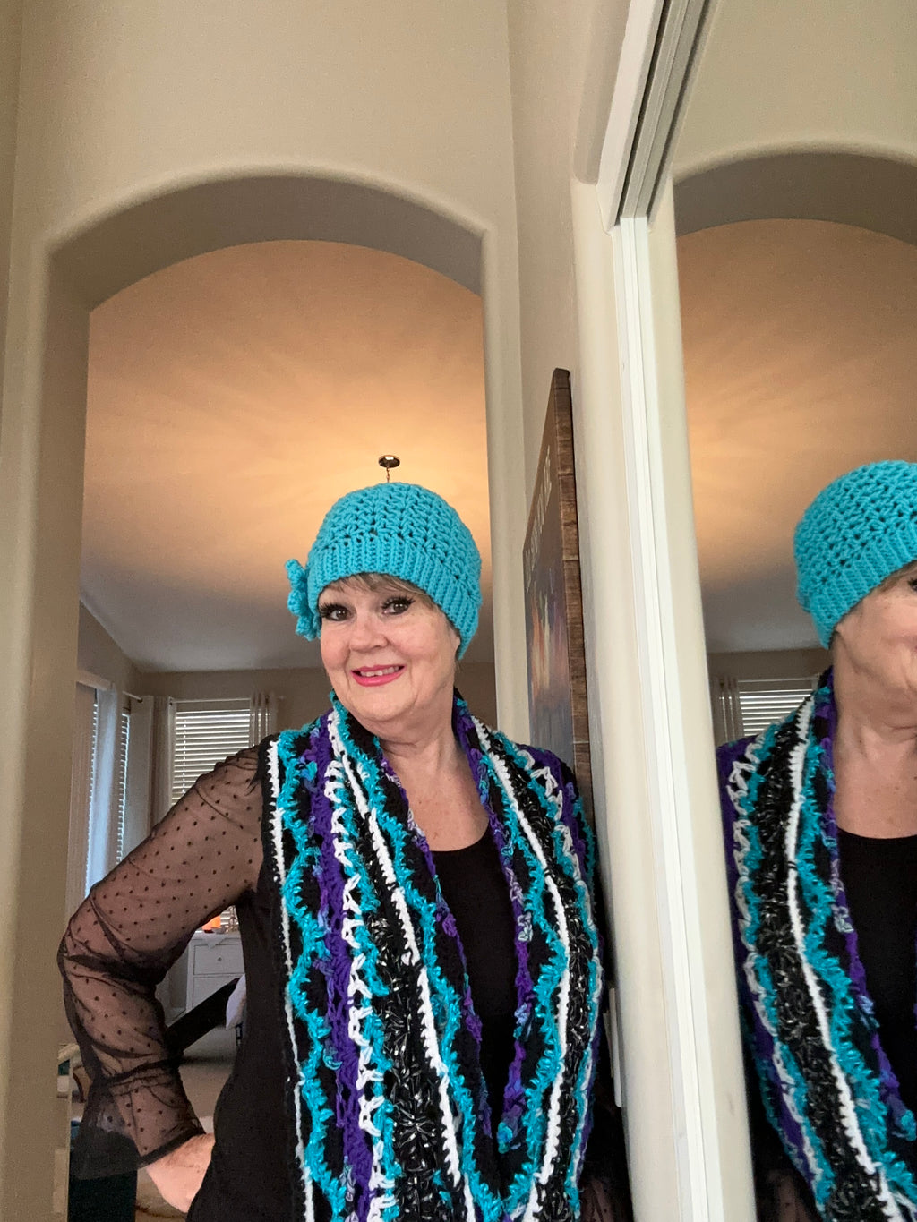 Multi-Colored Shawl/Scarf